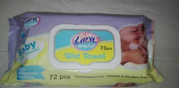 Детские влажные салфетки Lara Cosmetic Baby Soft фото