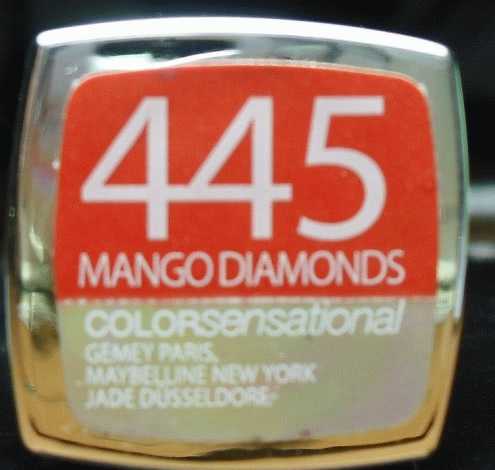 Мой идеальный цвет на лето - Помада Maybelline Color Sensational - Mango Diamonds - 445 фото