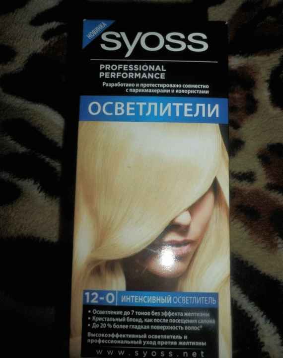 Осветлитель для волос Syoss Professional 12-0 фото