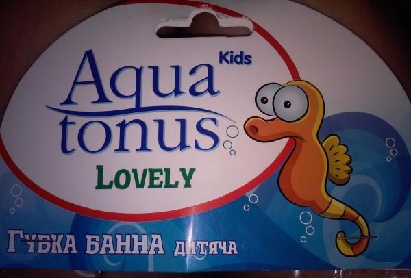 Губка для купания малышей Aqua Tonus Lovely фото
