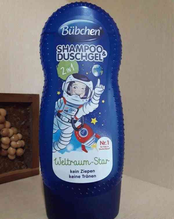 Детский шампунь для мытья волос и тела Bubchen Отважный космонавт фото