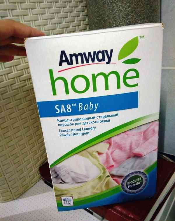 Концентрированный стиральный порошок для детского белья Amway SA8 Baby фото