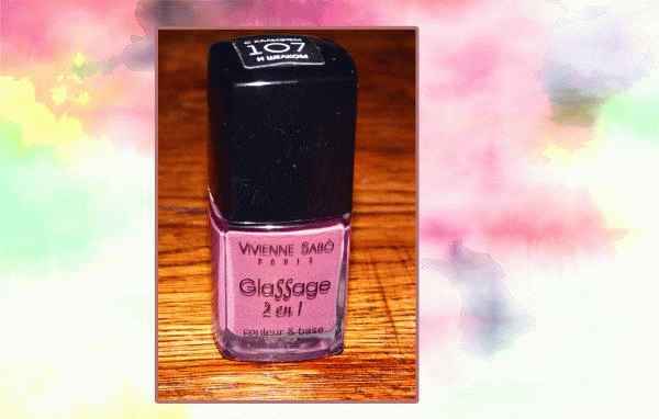 Лак для ногтей Vivienne Sabo Paris цвет и база GlaSSage 2 en 1 фото