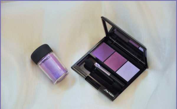 Портрет в сиреневых тонах – пигмент MAC Violet и тени Shiseido Bouquet фото