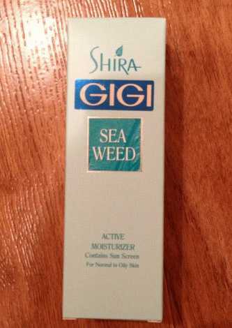 Крем Gigi Shira Sea Weed Active Moisturizer – увлажняет, но матирует фото