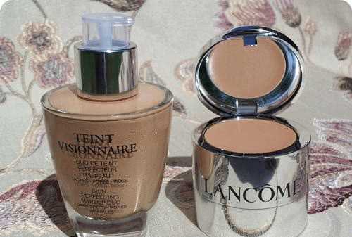 Lancome Teint Visionnaire Foundation Skin Perfecting Makeup Duo  фото