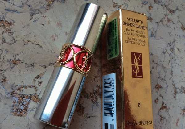 YSL Volupte Sheer Candy Glossy Lip Balm Crystal Color  фото