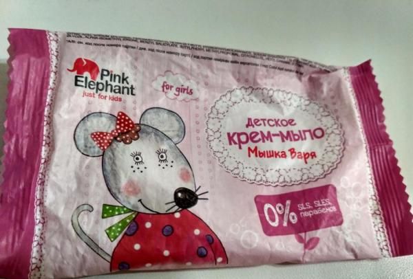 Детское крем-мыло Pink Elephant Енот Даня фото