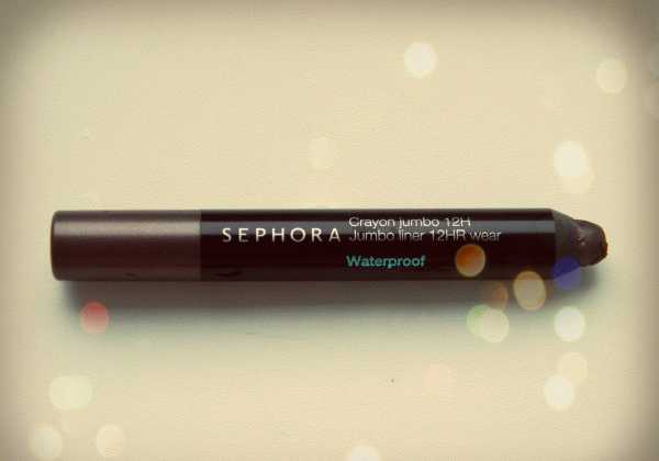 Скромный и дерзкий. Sephora Jumbo liner 12Hr wear №22 и Sephora long-lasting eyeliner №10 фото