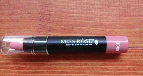 Матовая помада-карандаш для губ Miss Rose Matte фото