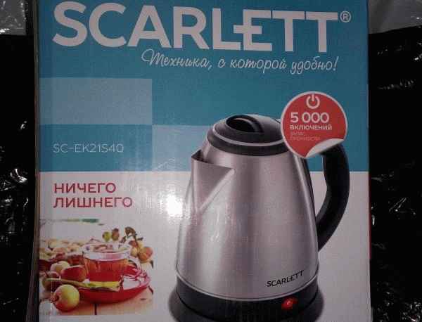 Электрический чайник Scarlett SC-EK21S40 фото