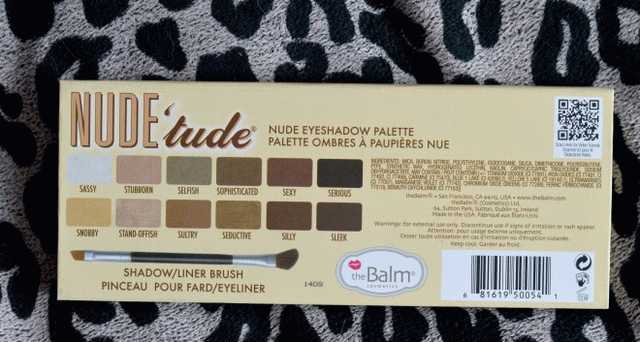 Тени для век The Balm Nude &#039;tude Nude Eyeshadow Palette фото