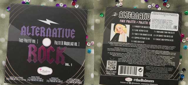 TheBalm Alternative Rock Vol.1 - палетка для макияжа глаз и лица фото