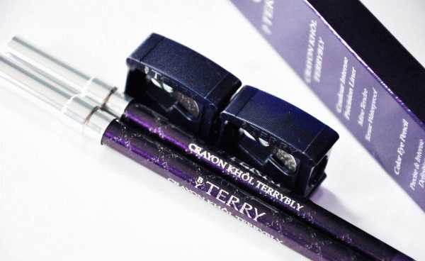 Мерцающие сиреневый и коричневый карандаши для глаз By Terry Crayon Khol Terrybly #2 Brown Stellar #5 Purple Label фото