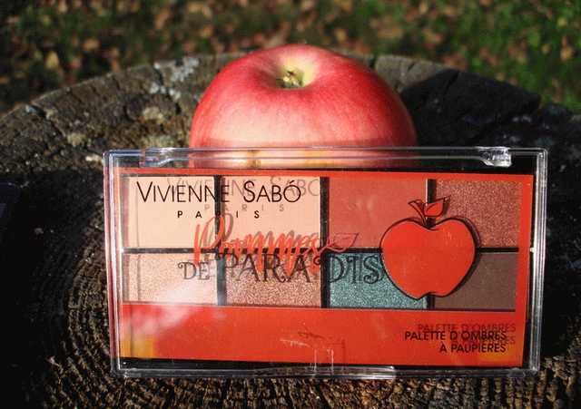 Яблочная палетка теней от Vivienne