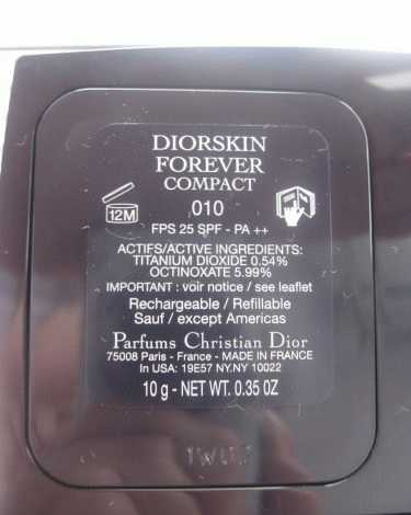 Dior Diorskin Forever Compact SPF 25 PA ++  фото