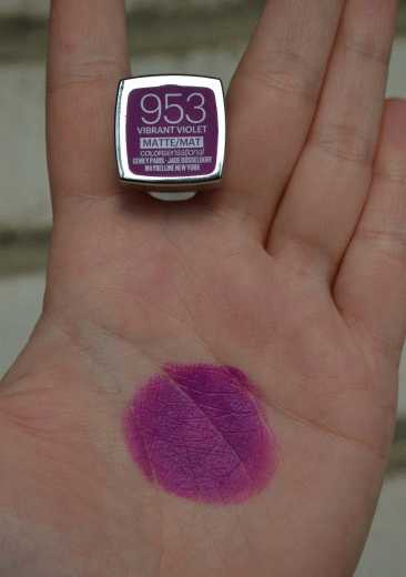 Maybelline Сolor Sensational Matte Vibrant Violet 953: &quot;Heroine&quot; для бедных? фото