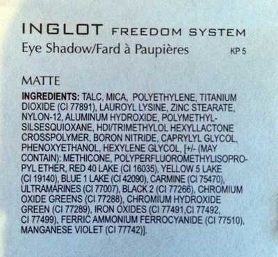 Великолепная четверка inglot freedom system eye shadow: matte 363, matte 378, double sparkle 498, shine 153 фото