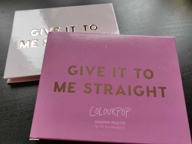 Colour Pop Give It to Me Straight Pressed Powder Shadow Palette фото