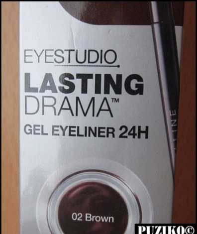 Maybelline New York EyeStudio Lasting Drama Gel Eyeliner  фото