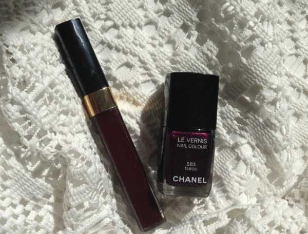 Chanel La Vernis Taboo и Levres