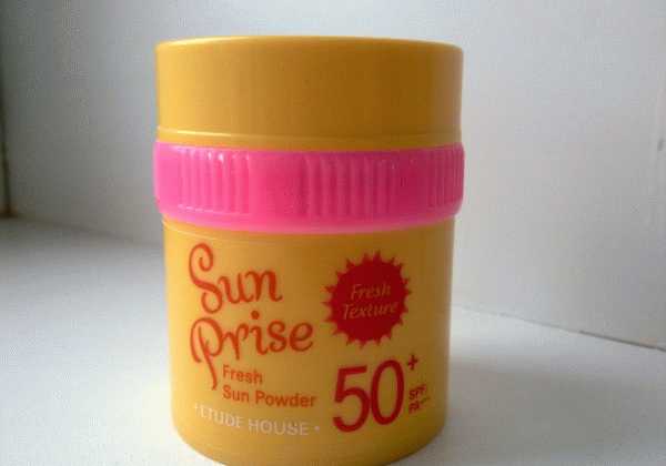 Освежающая защита от солнца Etude House Sun Prise Fresh Sun Powder Spf50+ фото