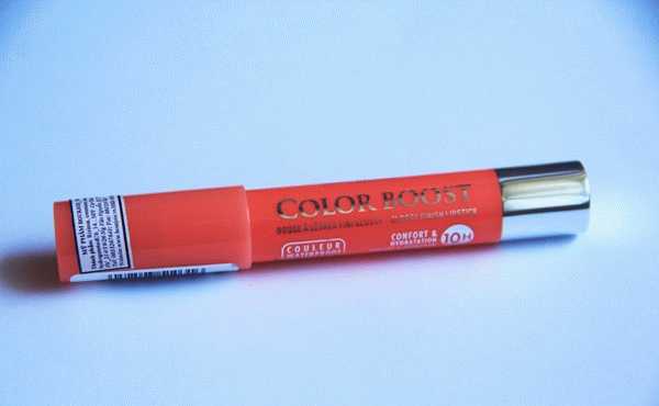 Bourjois Color Boost Glossy finish lipstick 03 Orange Punch фото