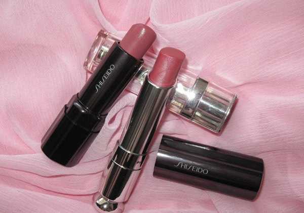 Два взгляда на румяные губы. Shiseido