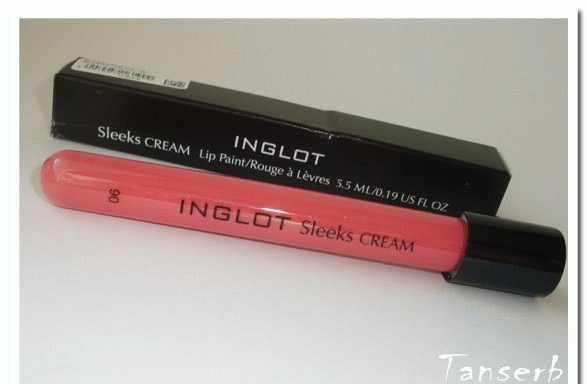 Блеск Inglot Sleeks Cream Lip Paint # 90