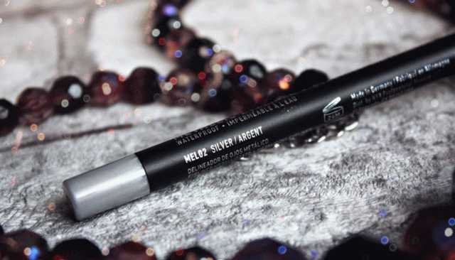 Shine bright like a diamond с новинкой от Nyx - карандашом для глаз Metallic Eyeliner оттенке Silver фото