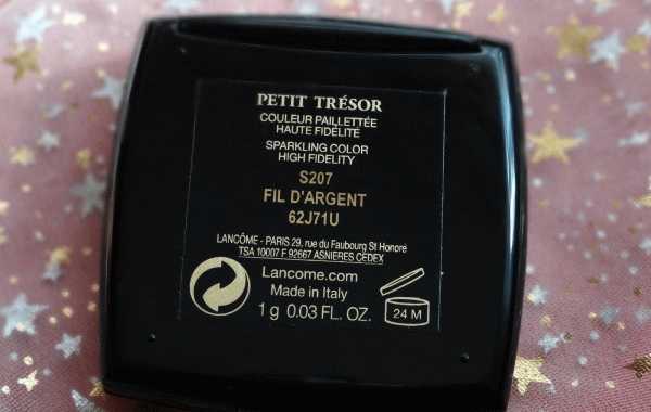 Lancome. Petit Tresor Sparking Color High Fidelity #S207, Fil D&#039;argent фото