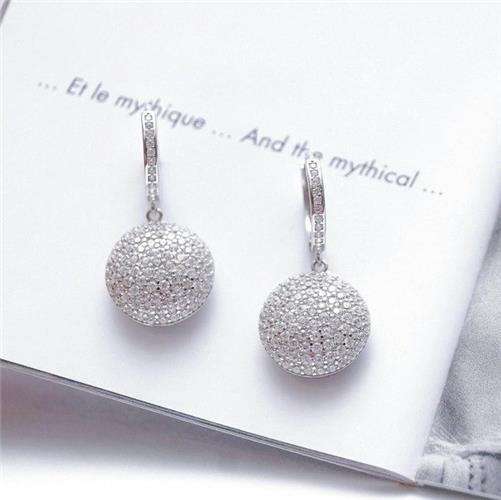 Очень красивые серебряные серёжки из магазина Rinntin S925 Silver Jewels Store. фото